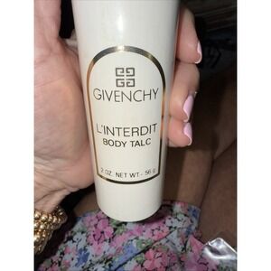 L'interdit by Givenchy Body Talc 2 Oz Vintage Rare.‎ 4554. Smells Amazing